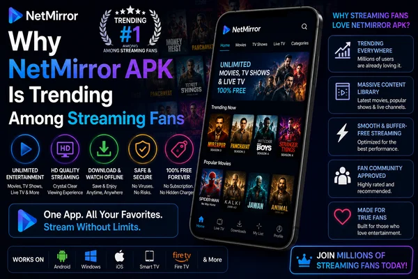 Why NetMirror APK Is Trending Among Streaming Fans